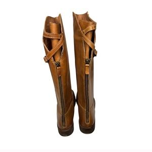 Free People Everly Equestrian Boots, NWOB, Size 39 (8.5), Saddle Brown